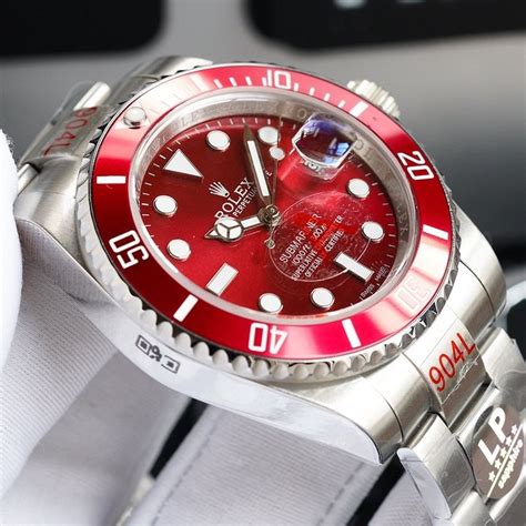 rolex red dial gold|rolex red submariner for sale.